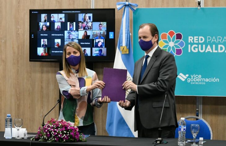 Bordet afirmó que militará desde lo político y lo personal el proyecto de paridad integral