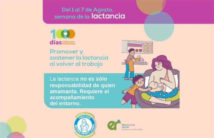 Entre Ríos realizará distintas acciones promoviendo la lactancia